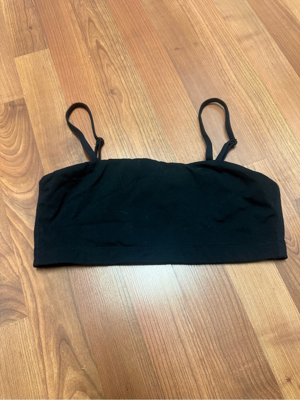 Amazon Black Bandeau Camisole with Thin Straps